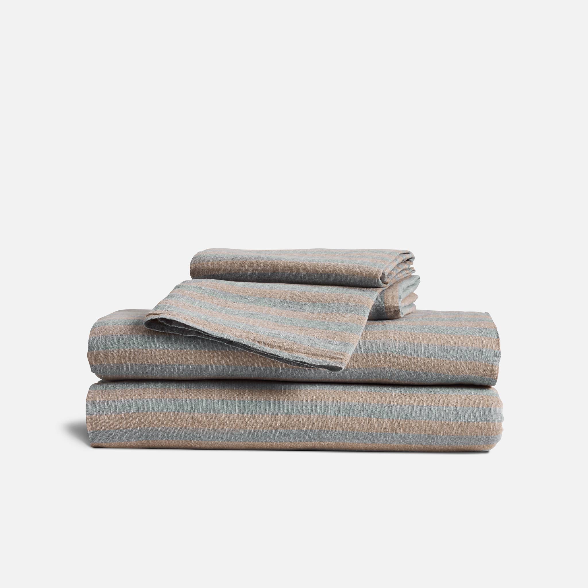 Washed European Linen Core Sheet Set - Image 88
