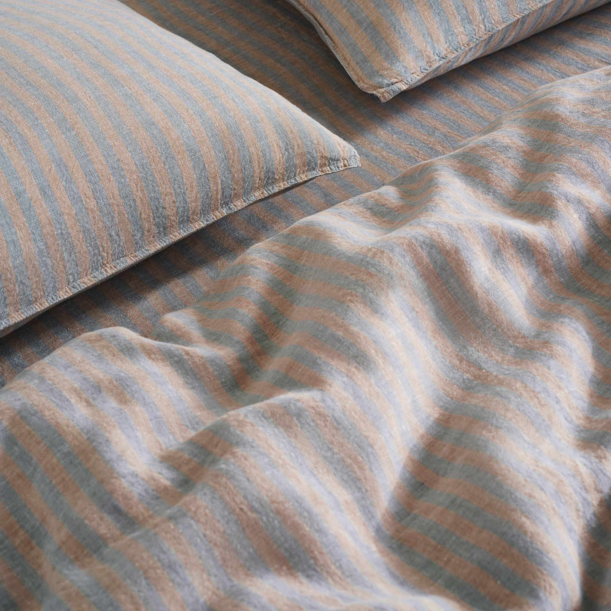 Washed European Linen Core Sheet Set - Image 91