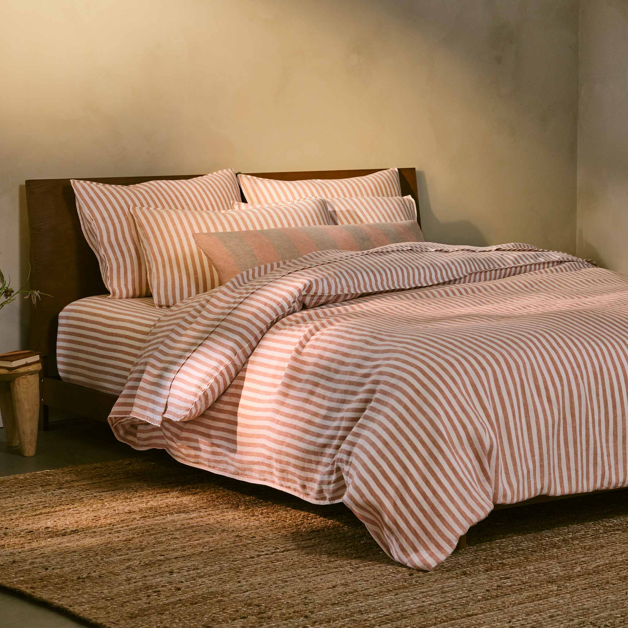 Washed European Linen Core Sheet Set - Image 94