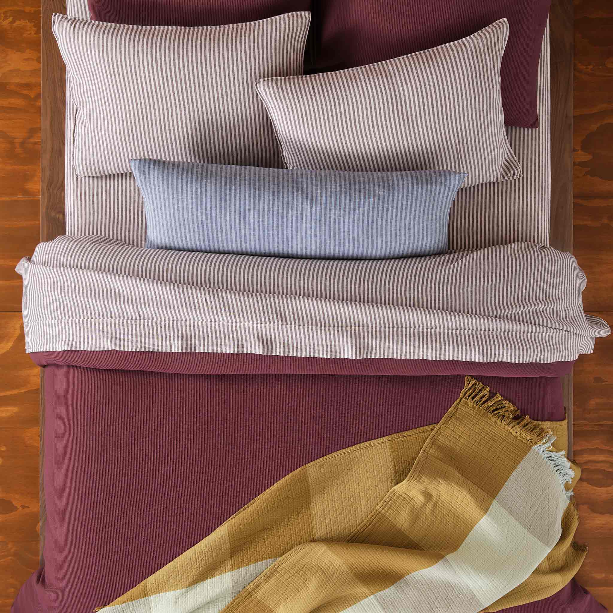Washed European Linen Core Sheet Set - Image 98