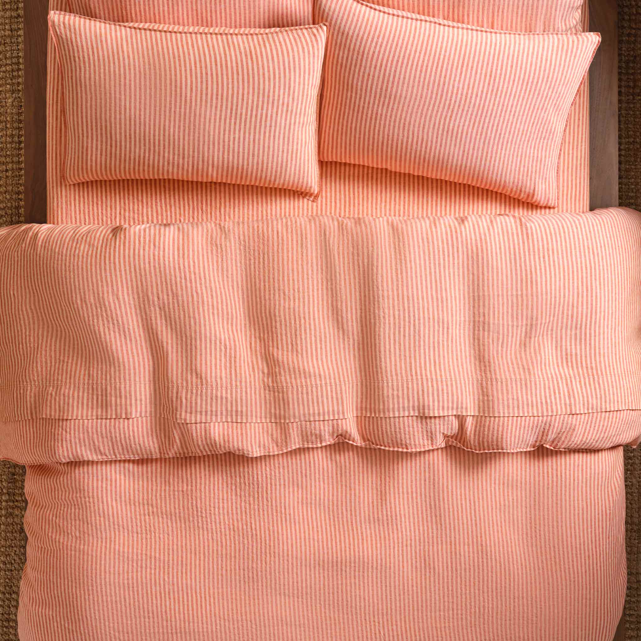 Washed European Linen Duvet Set - Image 134
