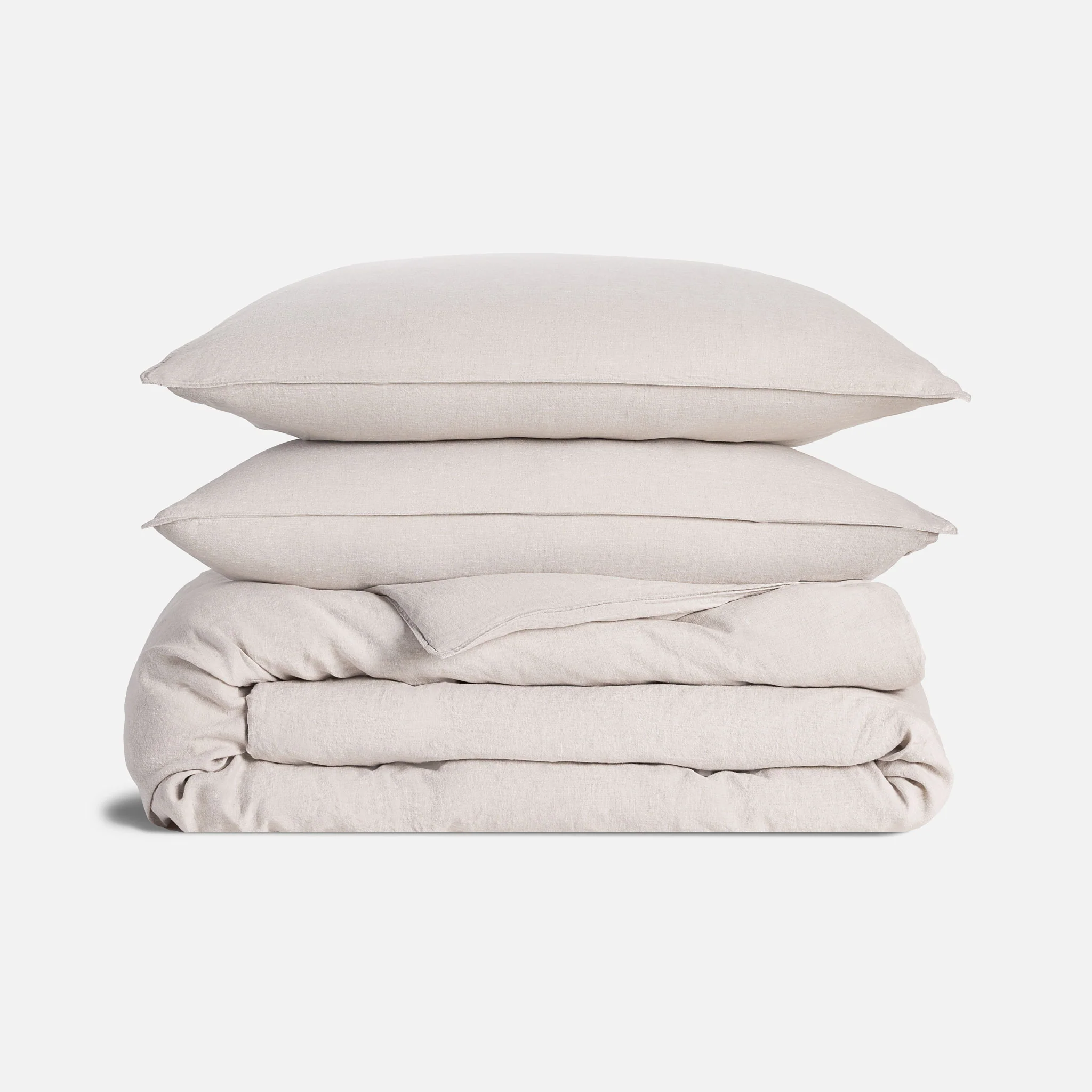 Washed European Linen Duvet Set - Image 45