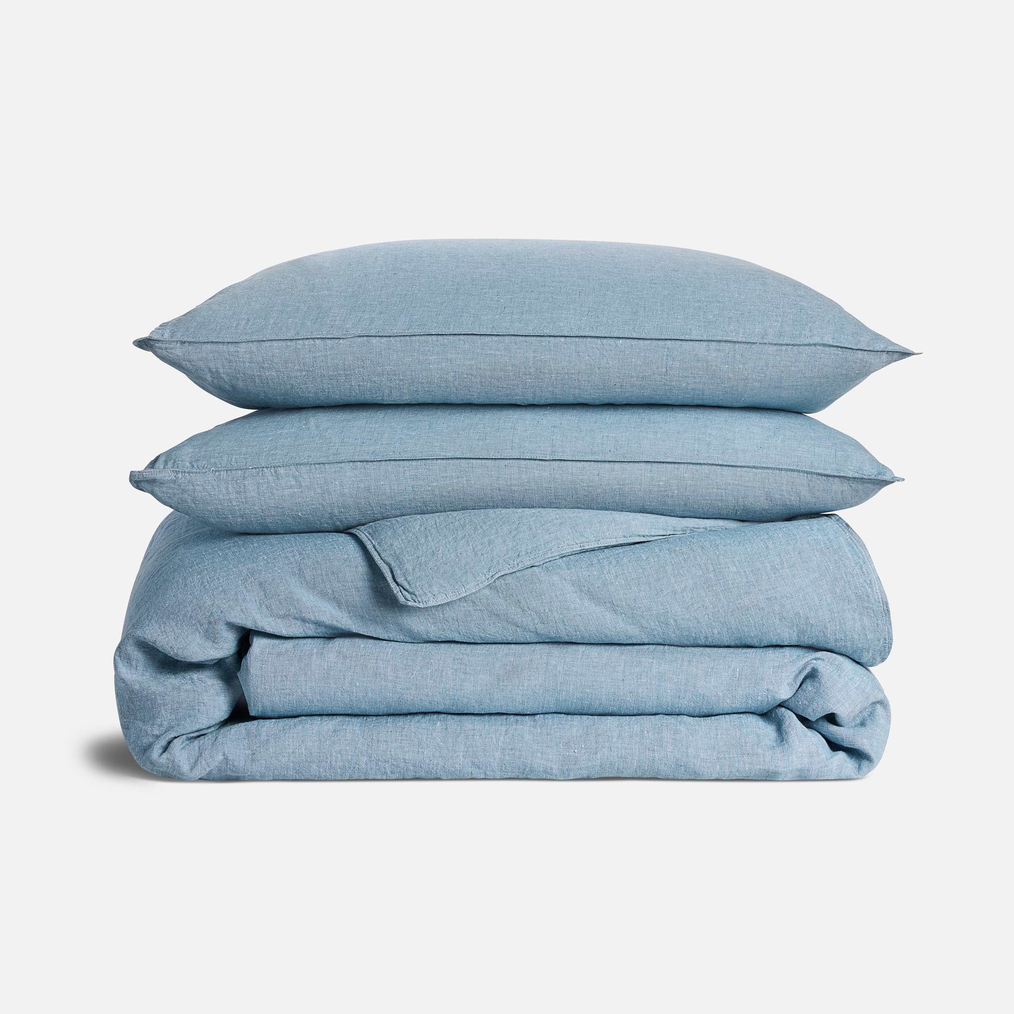 Washed European Linen Duvet Set - Image 78