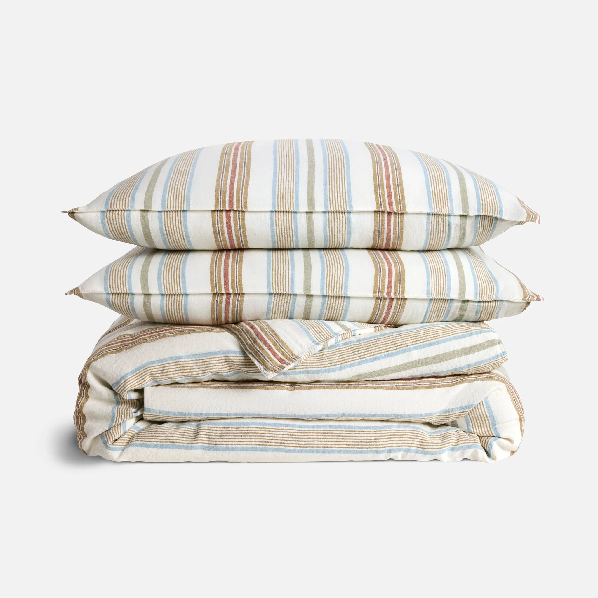Washed European Linen Duvet Set - Image 87