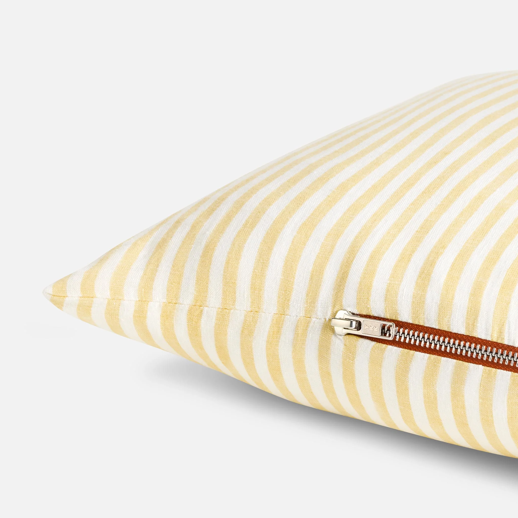 Washed European Linen Lumbar Pillow Cover - Image 13
