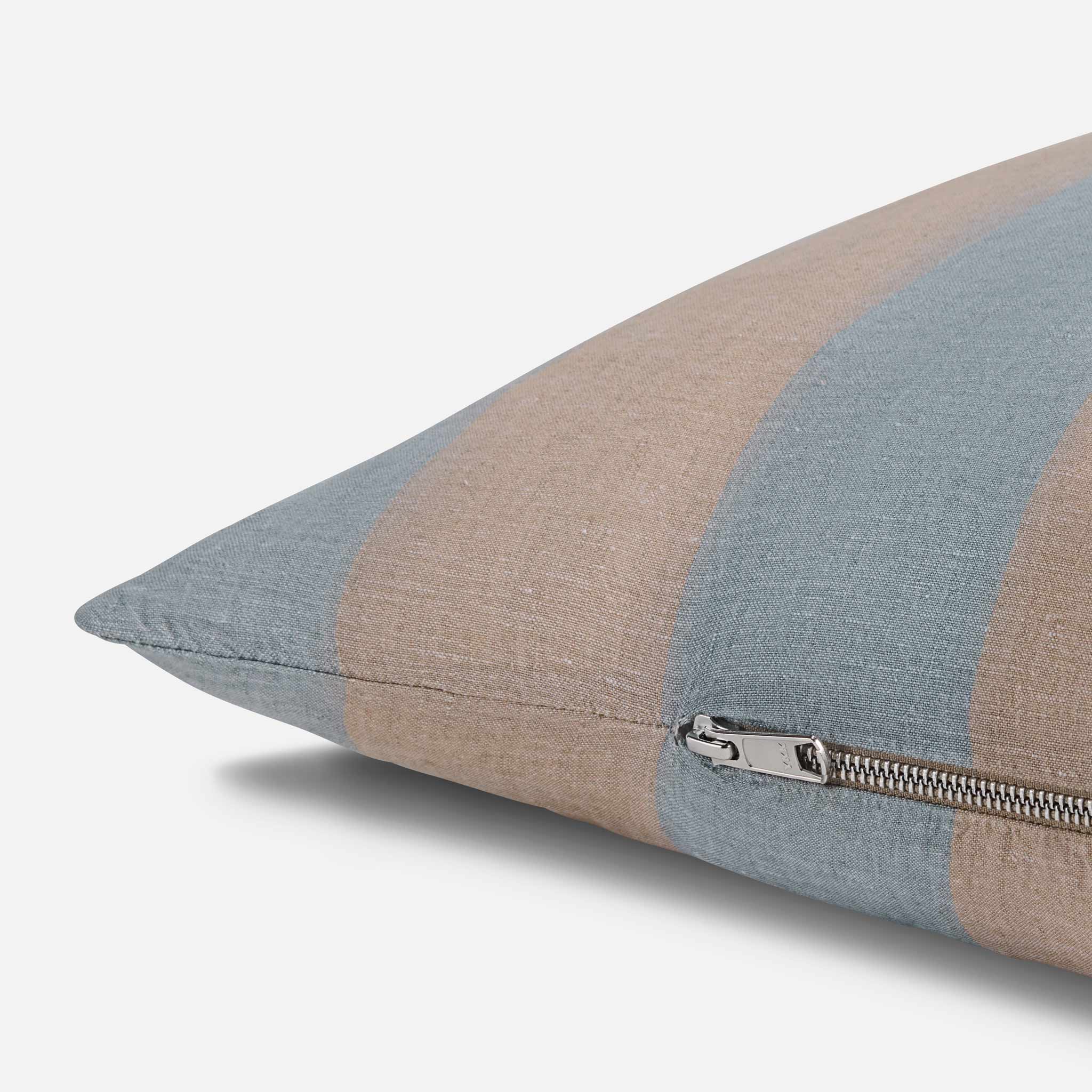 Washed European Linen Lumbar Pillow Cover - Image 25