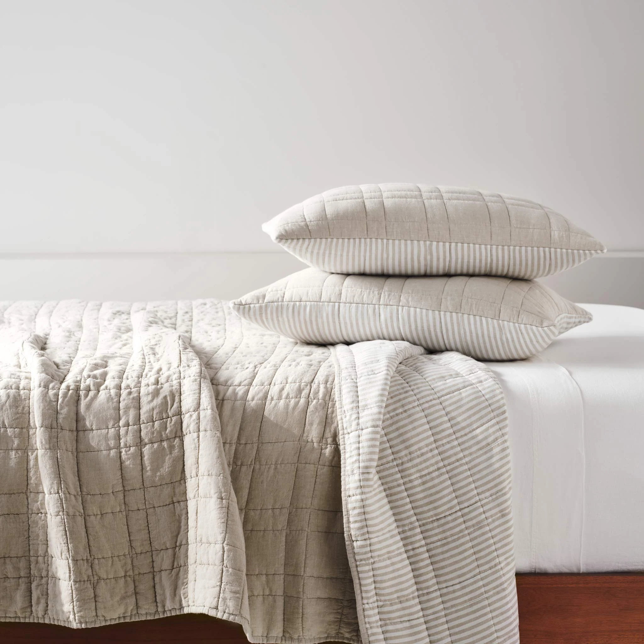 Washed European Linen Quilt Set - Image 16