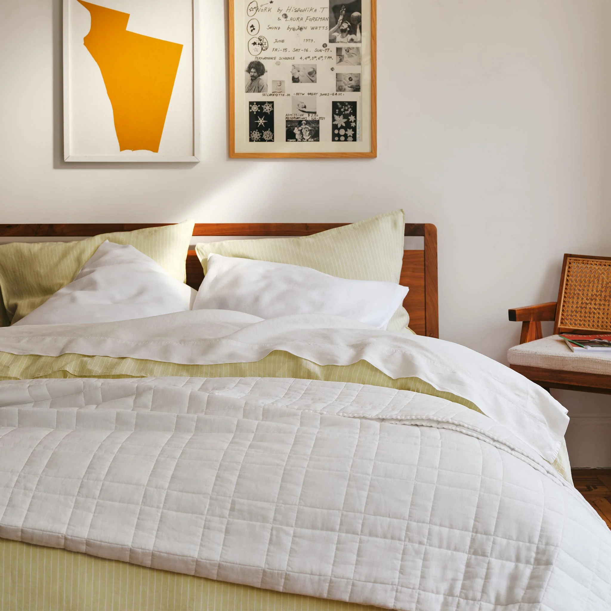 Washed European Linen Quilt Set - Image 22