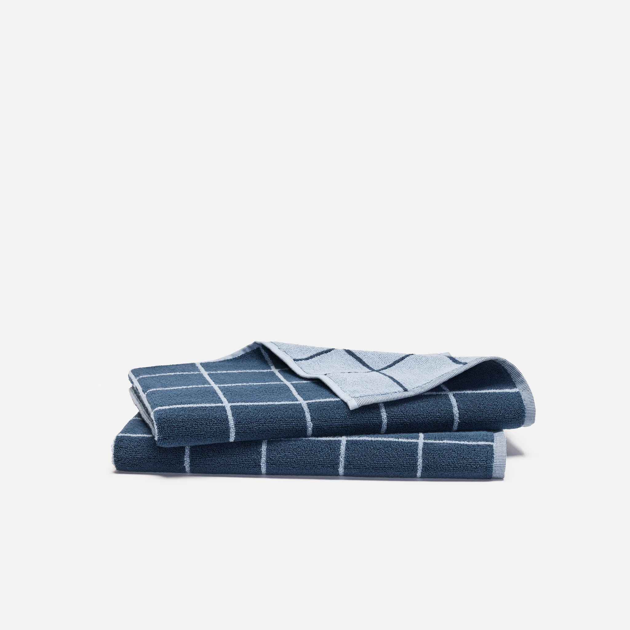 Windowpane Hand Towels Set of 2 - Last Call - Image 3