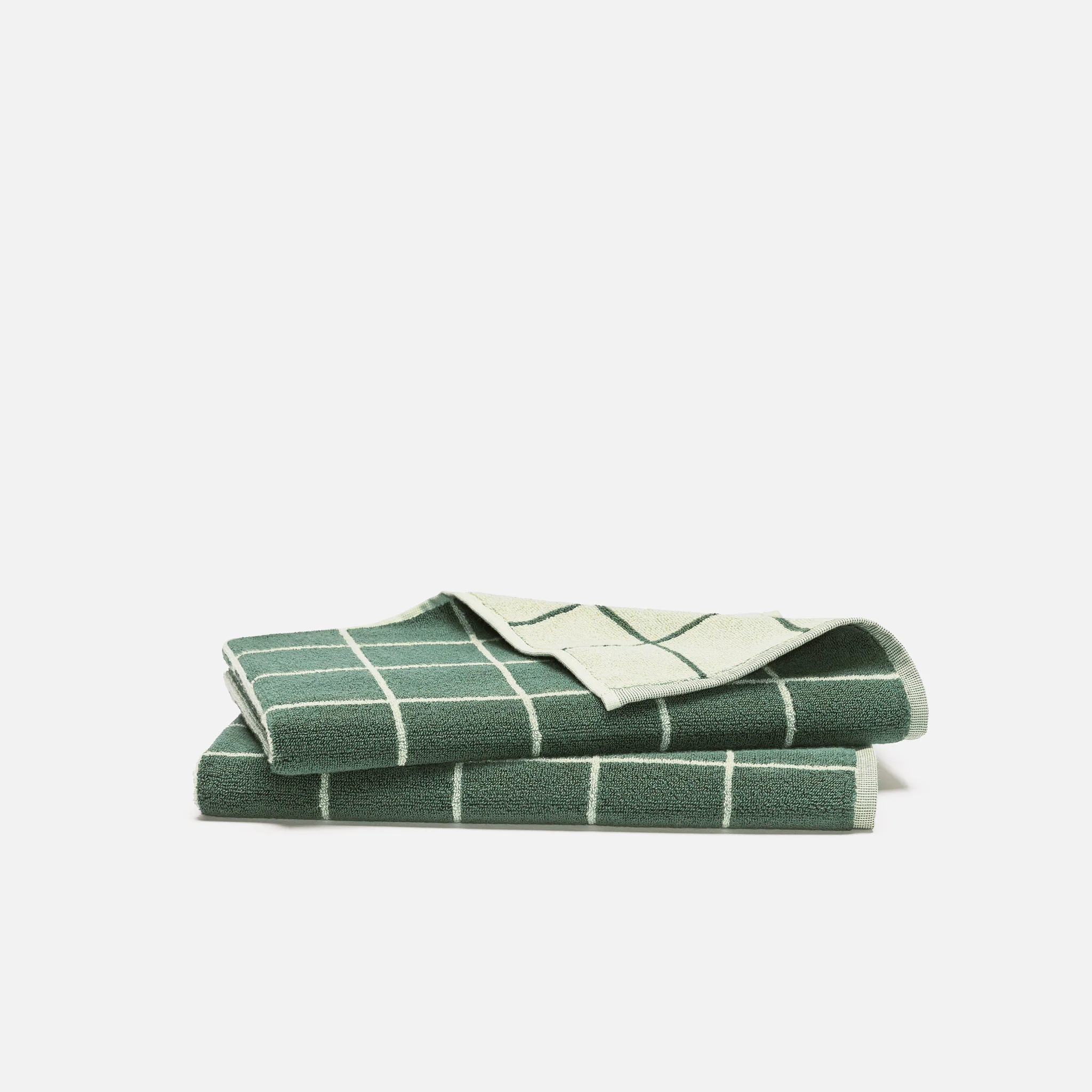 Windowpane Hand Towels Set of 2 - Last Call - Image 6
