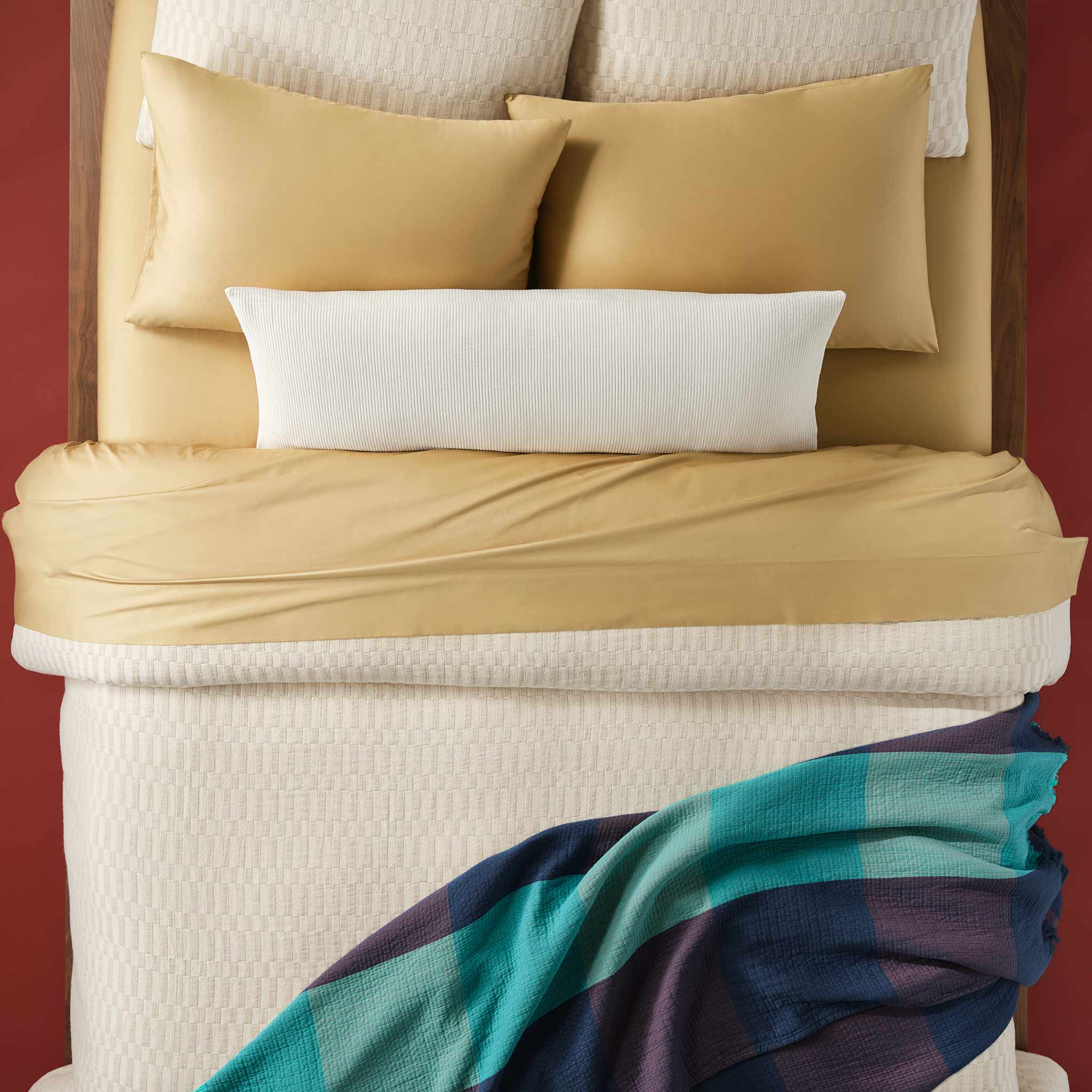 Woven Checkerboard Duvet Cover - Image 11