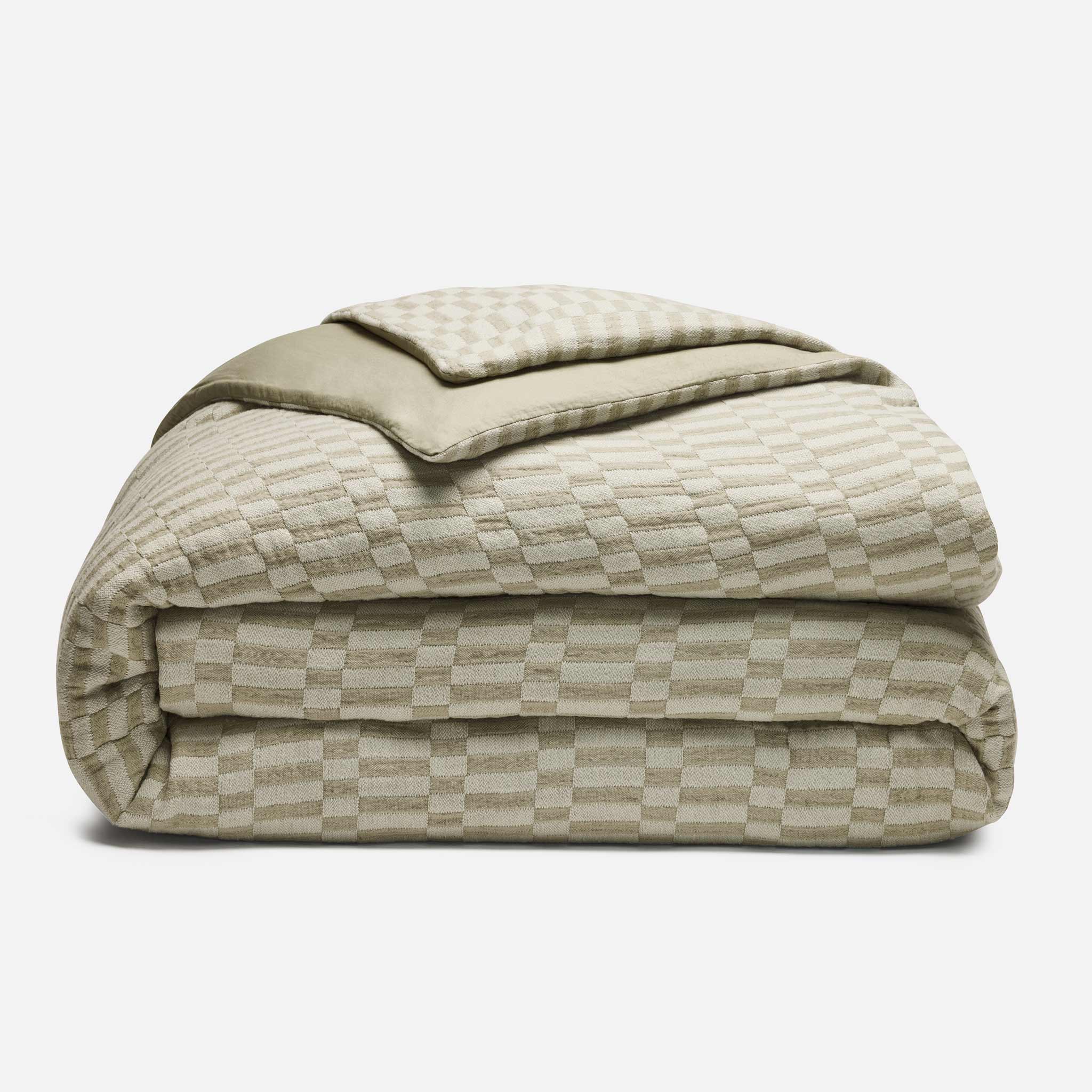 Woven Checkerboard Duvet Cover - Image 14