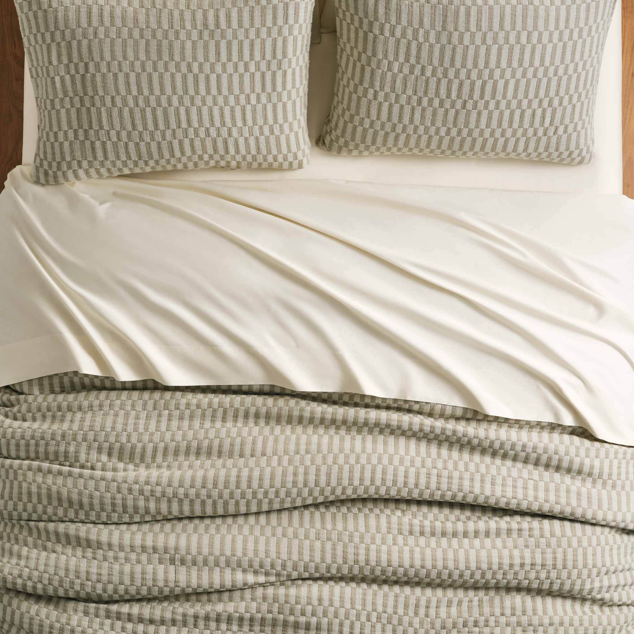 Woven Checkerboard Duvet Set - Image 17